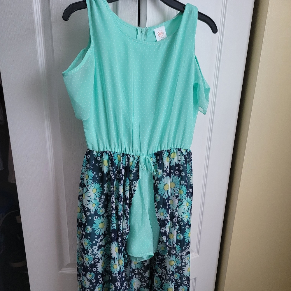 Girls floral romper